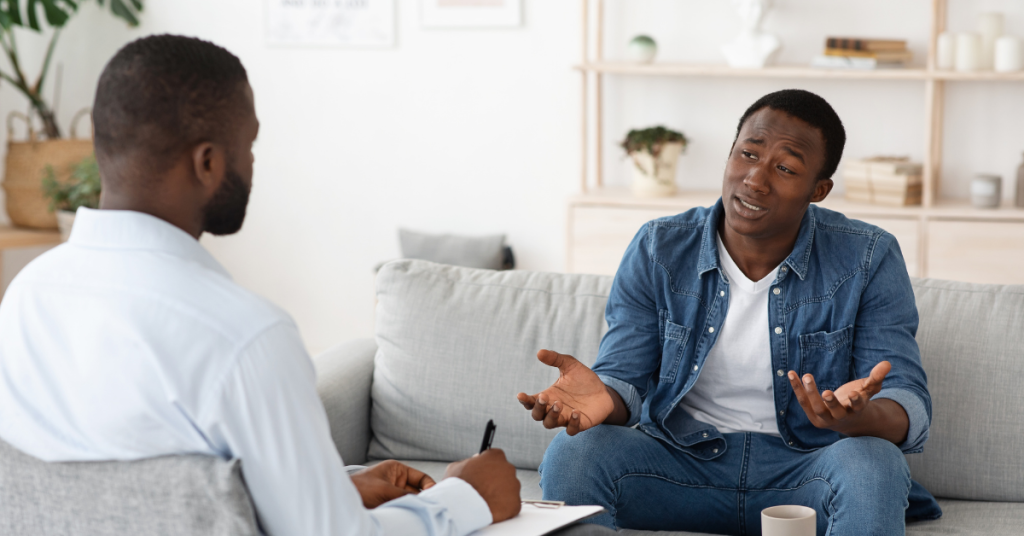 therapy for black male photo