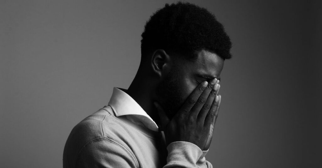 man in mourning for leading cause of deathbin young black males